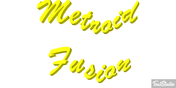 Metroid Fusion Efecto de texto