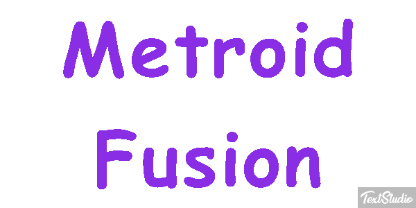 Metroid Fusion Efecto de texto
