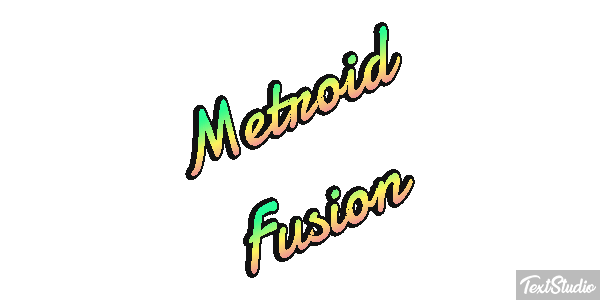 Metroid Fusion Efecto de texto