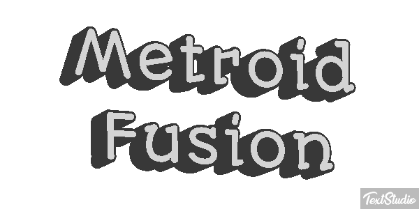Metroid Fusion Efecto de texto