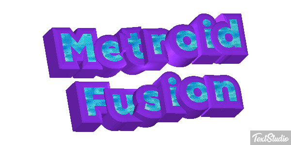 Metroid Fusion Efecto de texto