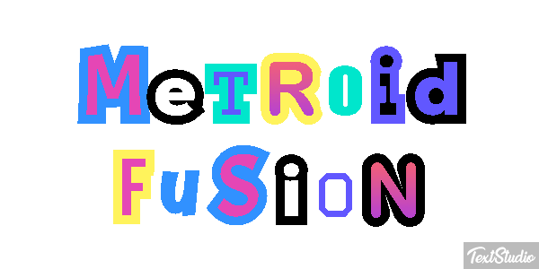 Metroid Fusion Efecto de texto