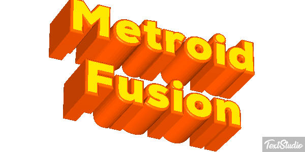 Metroid Fusion Efecto de texto