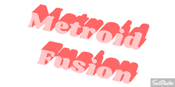Metroid Fusion Efecto de texto