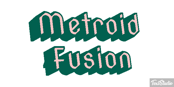 Metroid Fusion Efecto de texto
