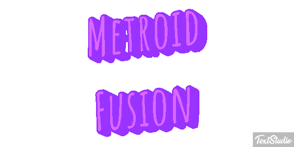 Metroid Fusion Efecto de texto