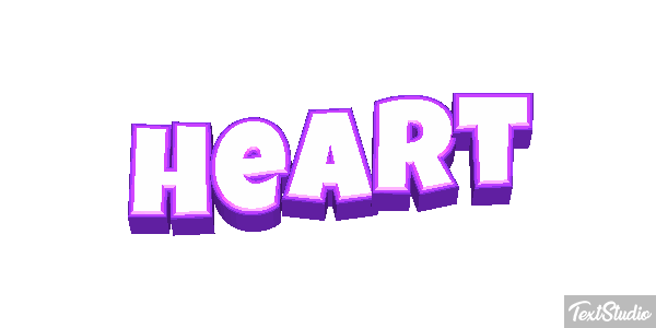 Heart Text effect
