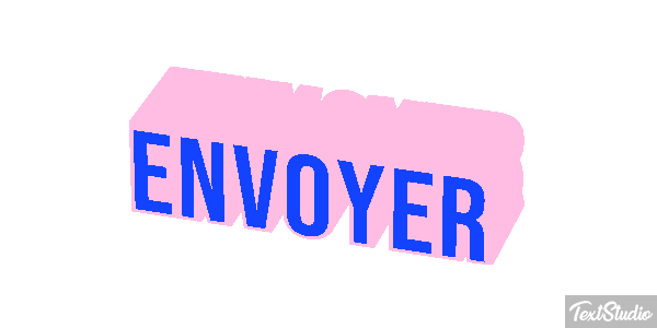Envoyer Tekst effect