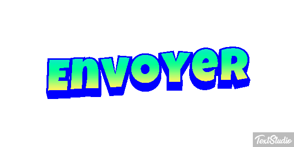 Envoyer Tekst effect