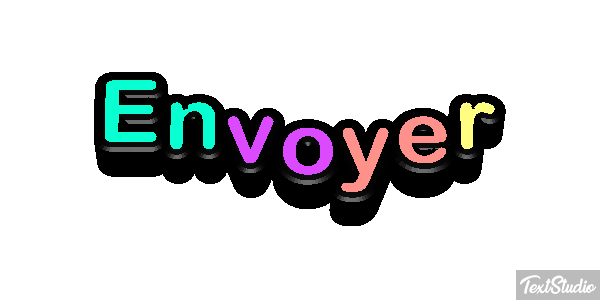 Envoyer Tekst effect