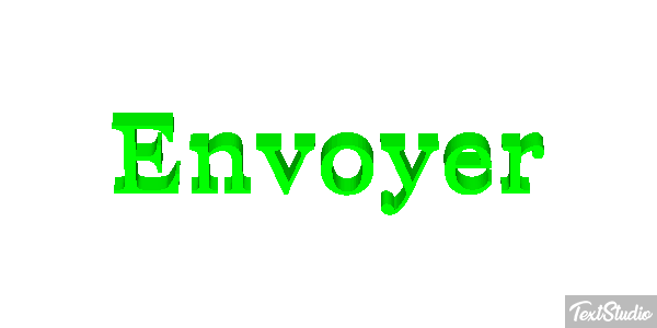 Envoyer Tekst effect