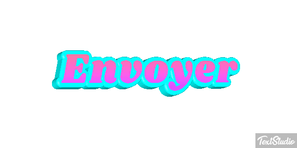 Envoyer Tekst effect