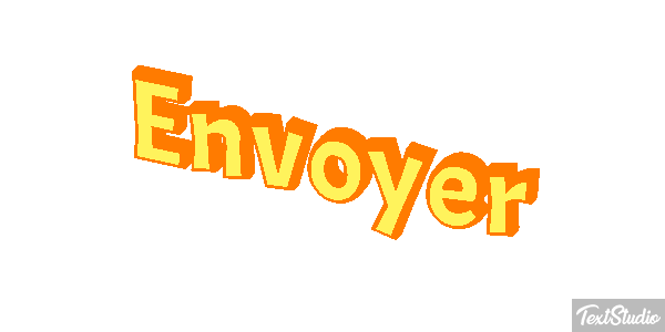 Envoyer Tekst effect
