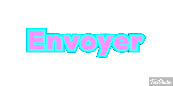 Envoyer Tekst effect