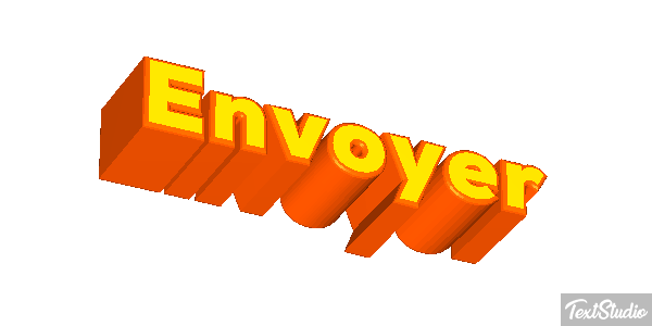 Envoyer Tekst effect