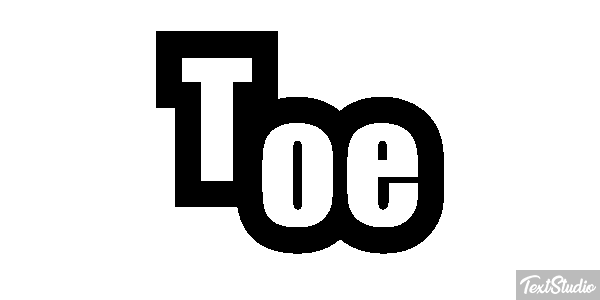 Toe Efeito do texto