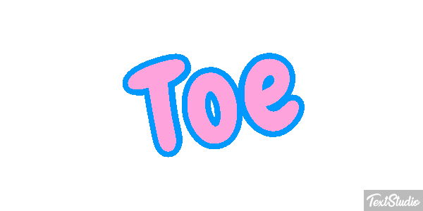 Toe Efeito do texto