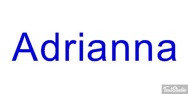 Adrianna Efekt tekstowy