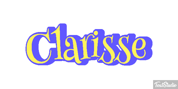 Clarisse Text effect