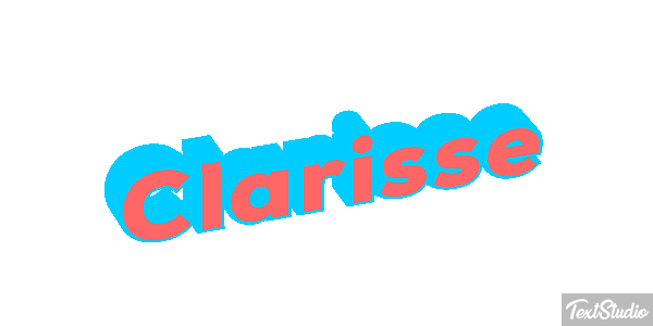 Clarisse Text effect