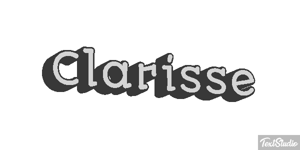 Clarisse Text effect