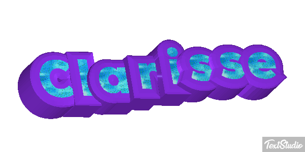 Clarisse Text effect