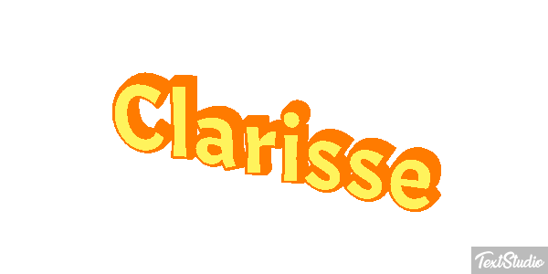Clarisse Text effect