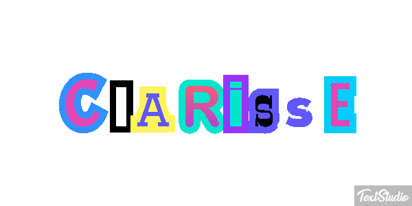Clarisse Text effect