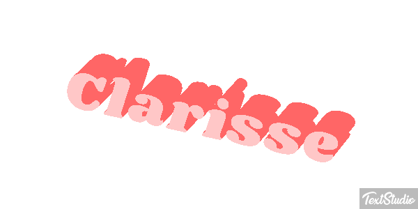 Clarisse Text effect