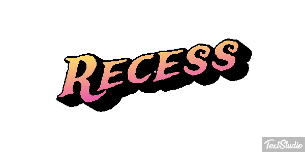 Recess Effet de texte