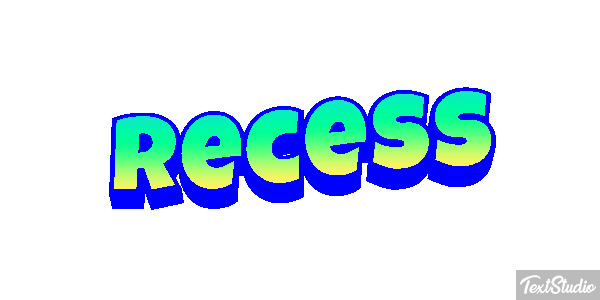 Recess Effet de texte