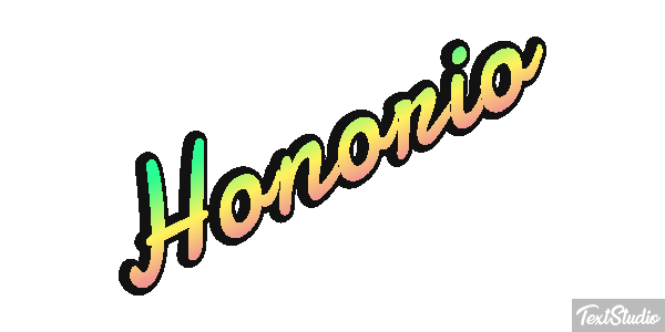 Honorio Efecto de texto