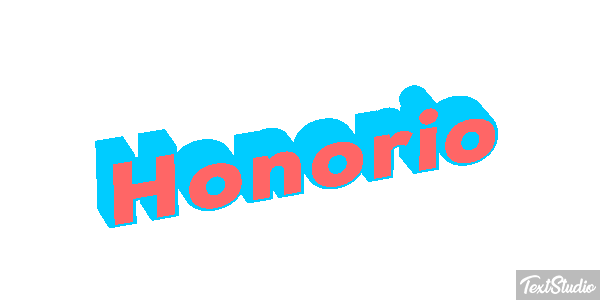 Honorio Efecto de texto