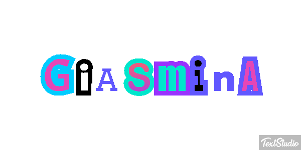 Giasmina Text effect