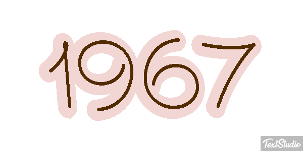 1967 Текстовый эффект