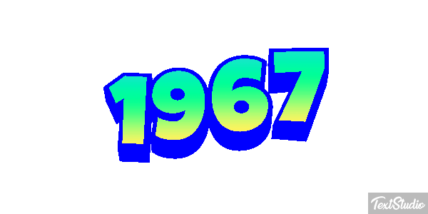 1967 Текстовый эффект