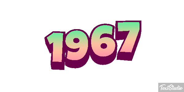 1967 Текстовый эффект