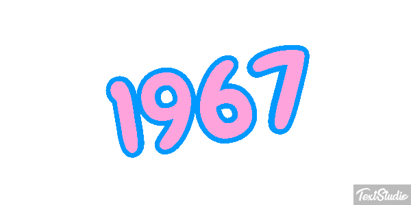 1967 Текстовый эффект