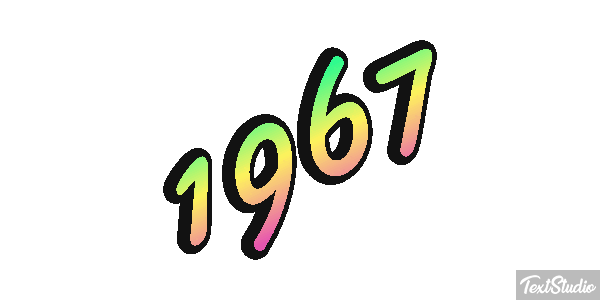 1967 Текстовый эффект