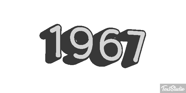 1967 Текстовый эффект
