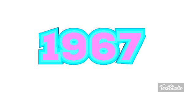 1967 Текстовый эффект