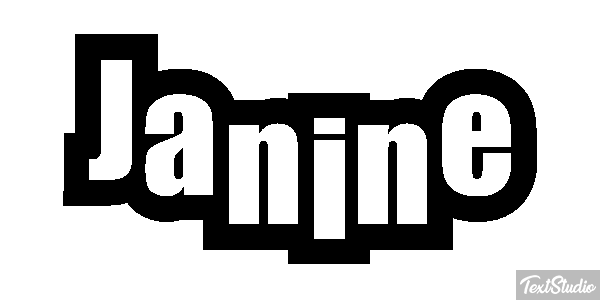 Janine Text effect