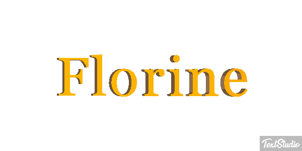 Florine Tekst effect