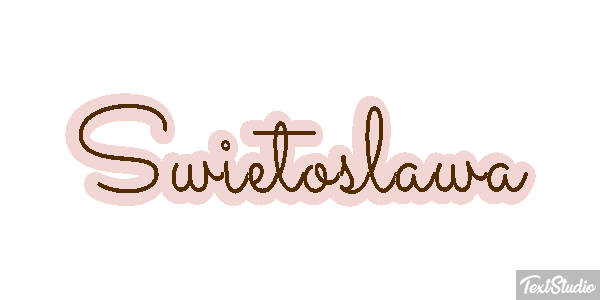 Świętosława Text effect