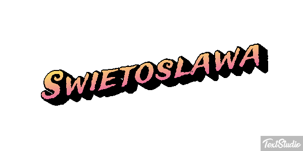 Świętosława Text effect