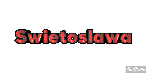Świętosława Text effect
