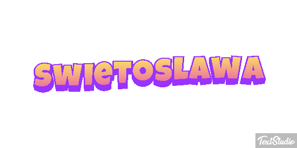 Świętosława Text effect