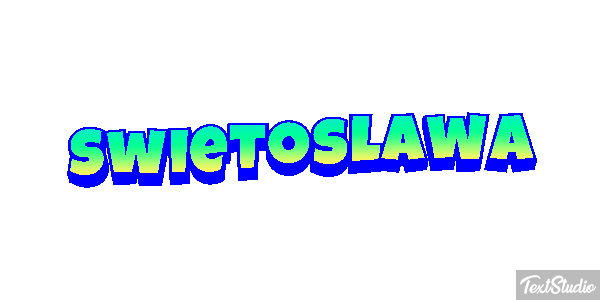 Świętosława Text effect