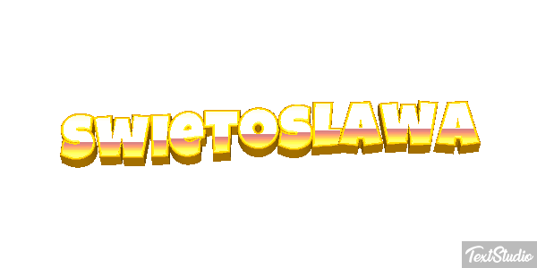 Świętosława Text effect