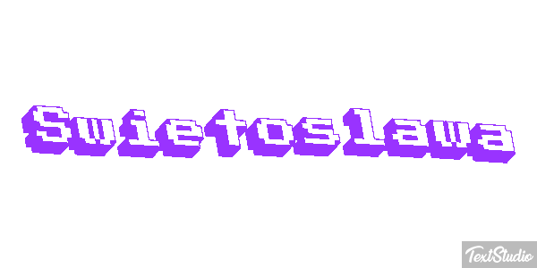 Świętosława Text effect